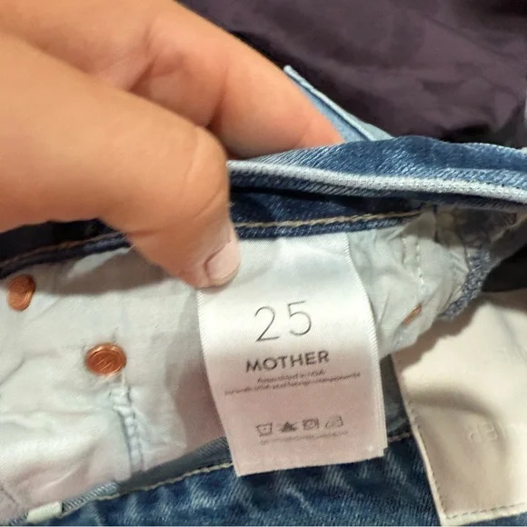 Mother Jeans High Waisted Hiker Hover Free & Wild - Picture 10 of 11